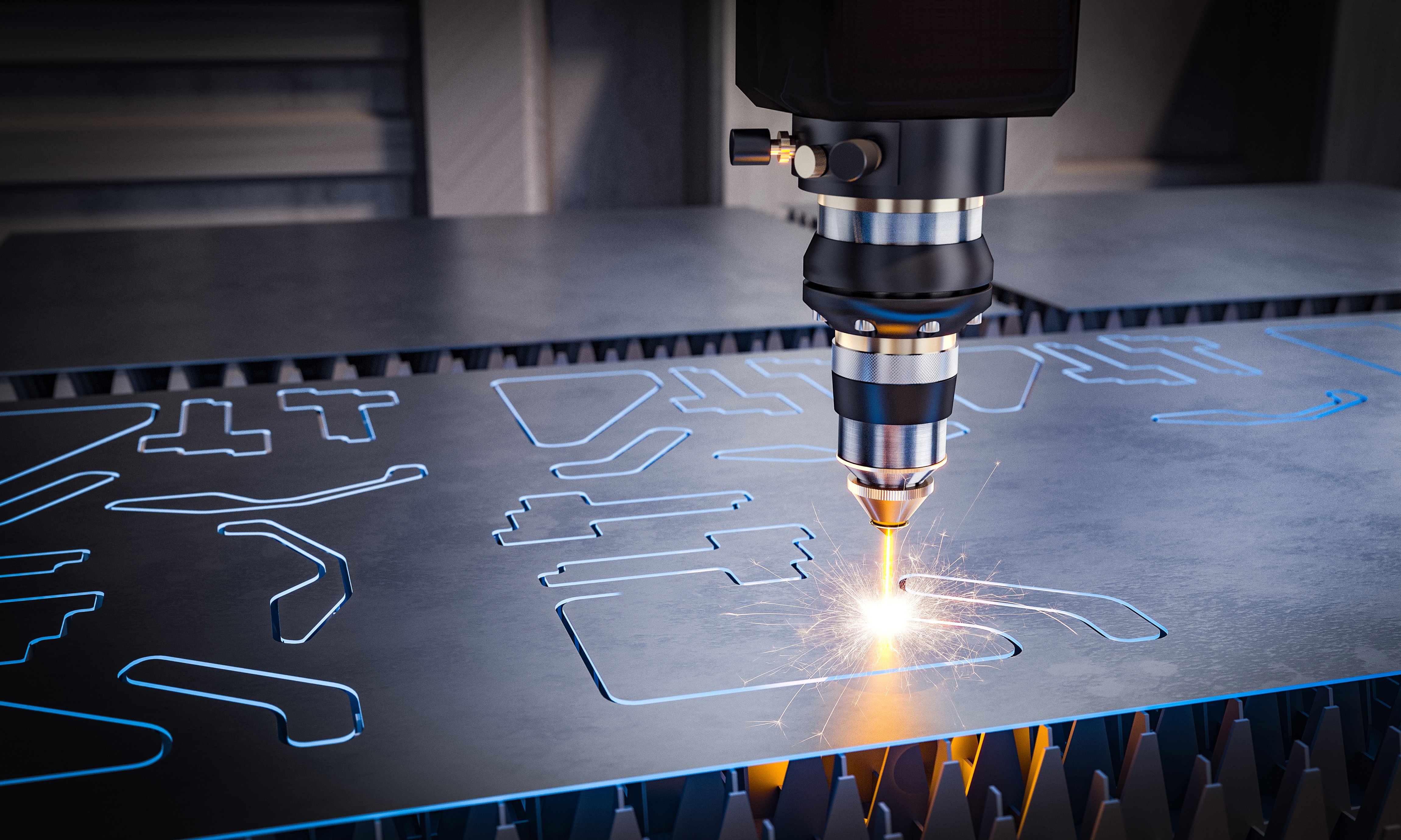 découpe laser tôle en acier Corten A