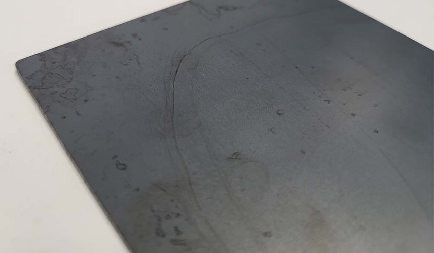 Impuretés sur l'acier laminé à chaud non traité