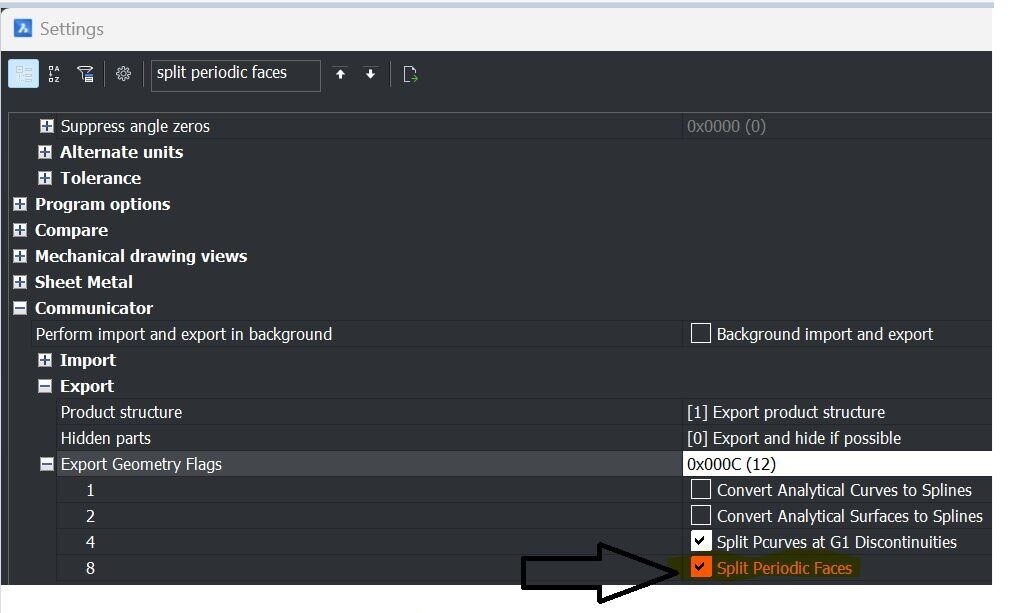 turn-off-split-periodic-faces-in-bricscad