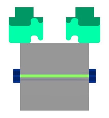 pliage parallèle à la butée.