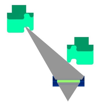 butée incorrecte pour une pièce conique.