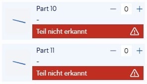 teil nicht erkannt im Sophia®