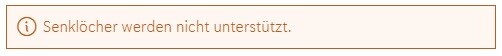 senklocher-werden-nicht-unterstuetzt
