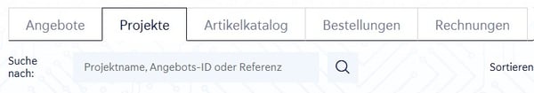 tab projekte