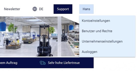 unternehmenseinstellungen