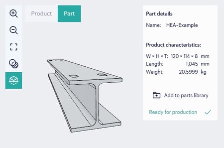 hea beam in sophia