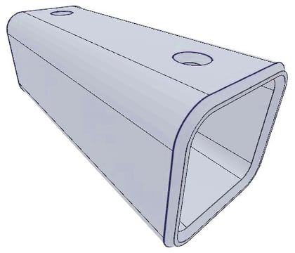 Chanfreins dans les tubes