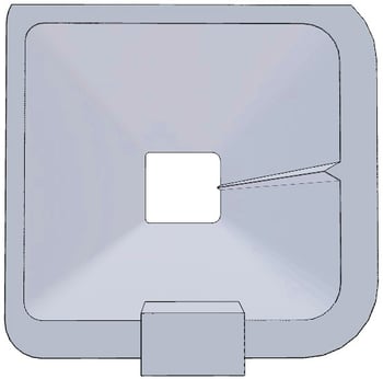Différentes épaisseurs de paroi à l'avant du tube