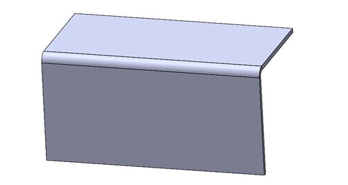 voorbeeld 1: cad met uitstulping