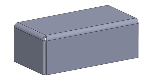 voorbeeld 3: cad met corner relief