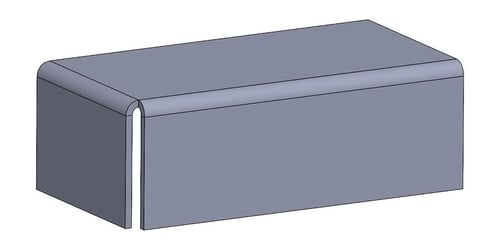 voorbeeld 3: cad met open hoek