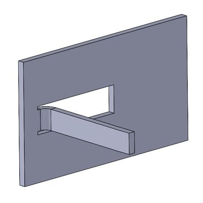 Voorbeeld van overlapping in de plaatuitslag.