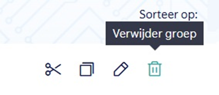 groep verwijderen