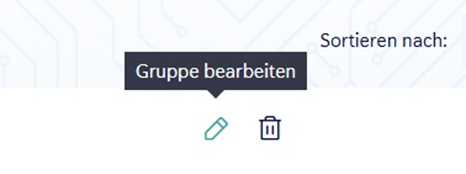 gruppe bearbeiten