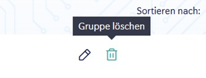 gruppe loeschen