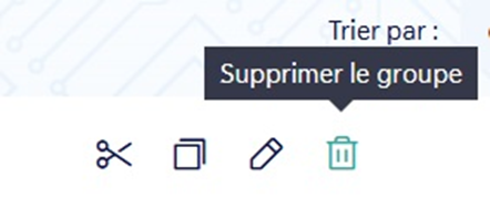 supprimer des groupes