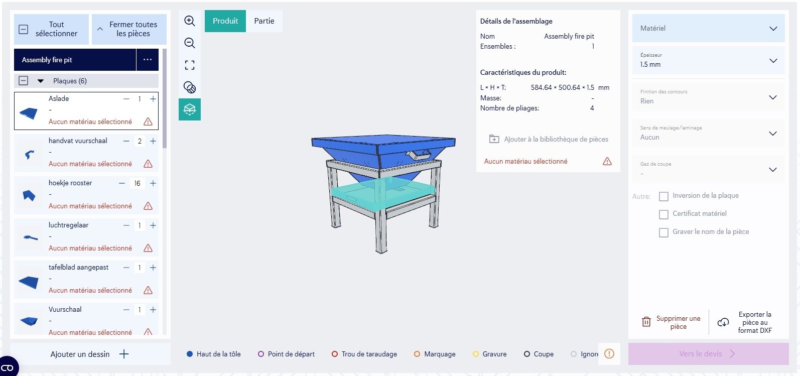 l assembly dans representation en 3d 
