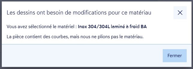 retour d information apres l indisponibilite du materiel