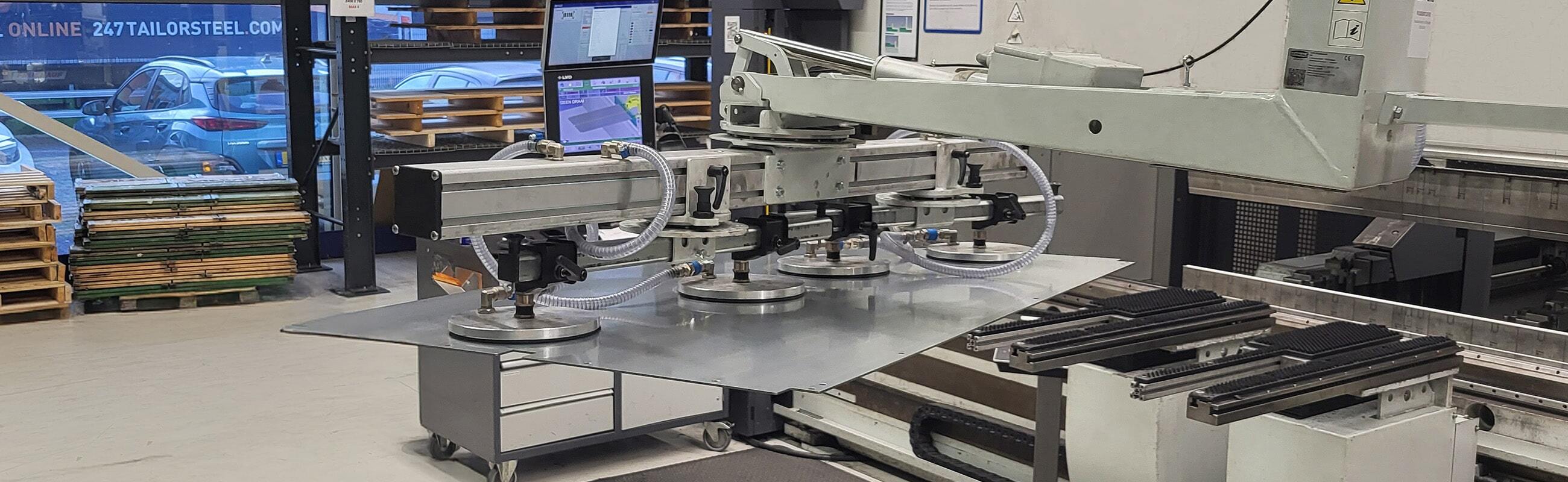 Schwere Bauteile abkanten lassen