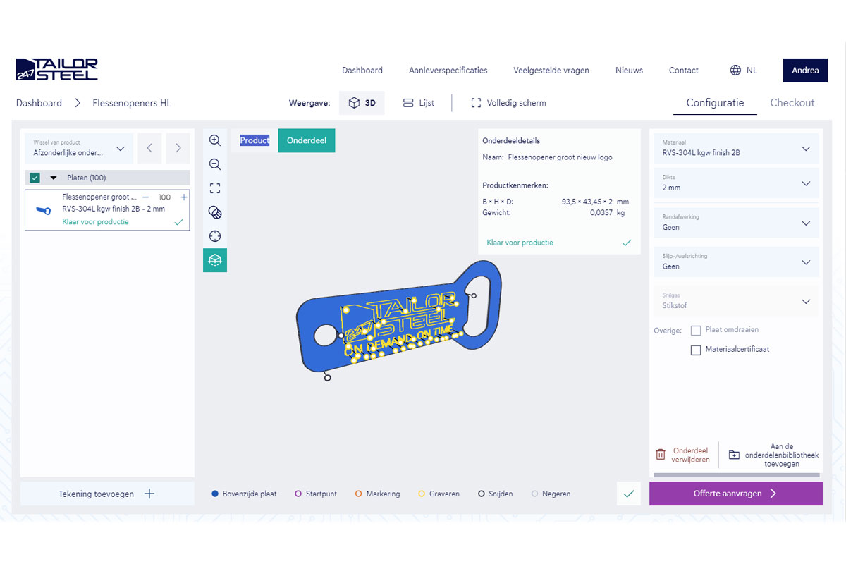 3D-configurator heeft nieuwe look in Sophia®
