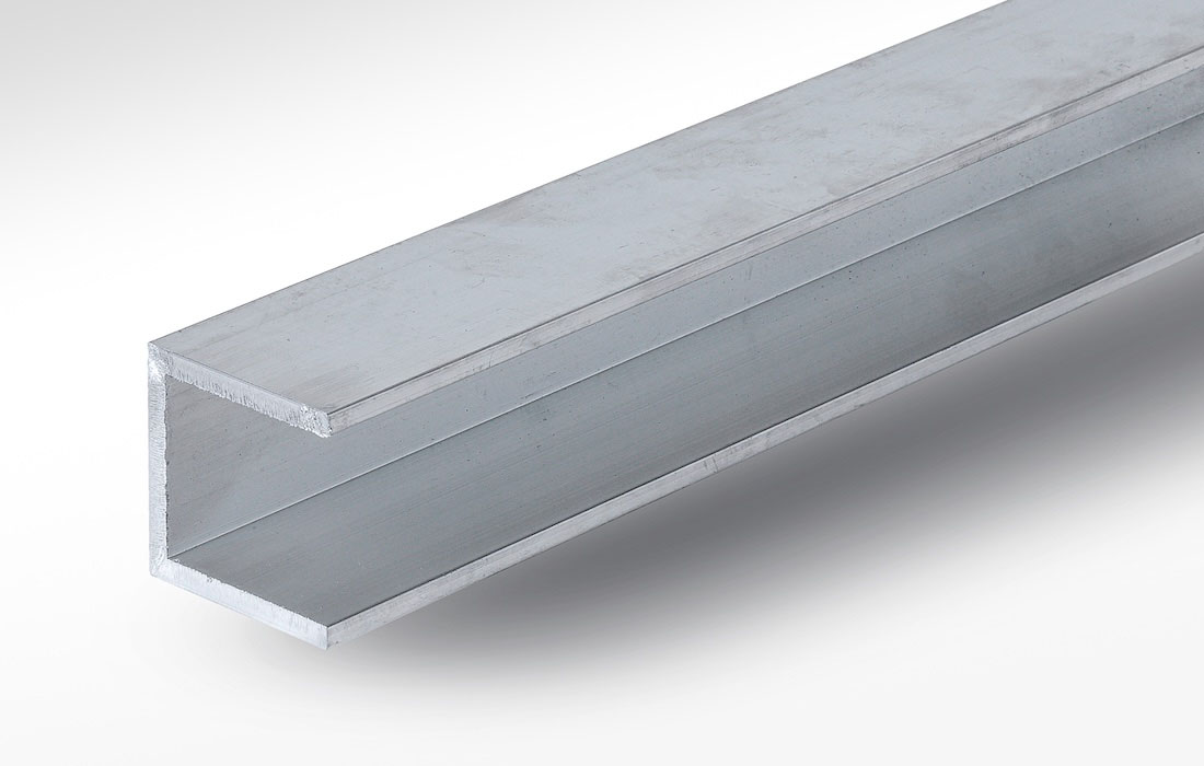 Aluminium EN AW-6060 T66 equal U-profile
