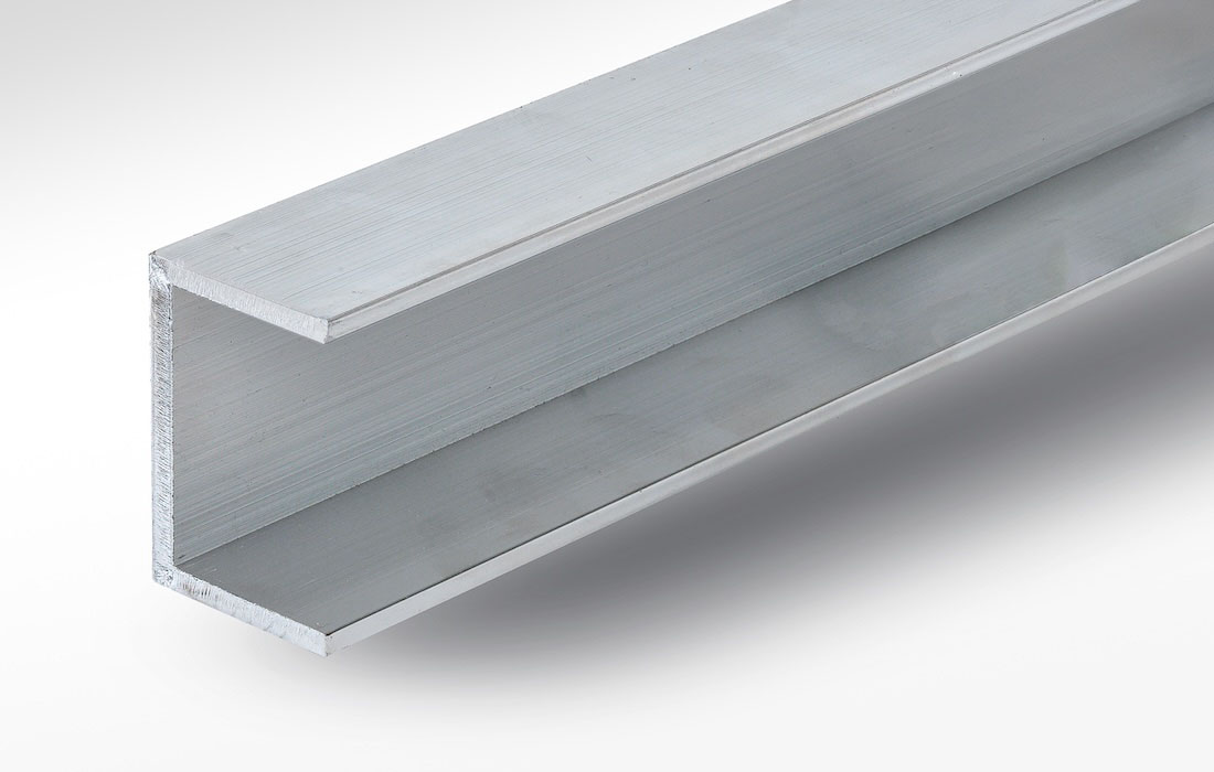 Aluminium EN AW-6060 T66 unequal U-profile